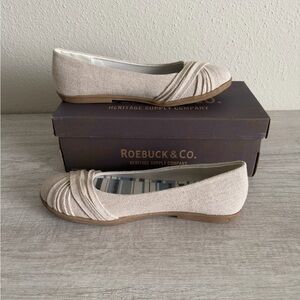Vintage Sears Roebuck & Co. Brynn Women’s Flats Size 9 Medium Natural New In Box